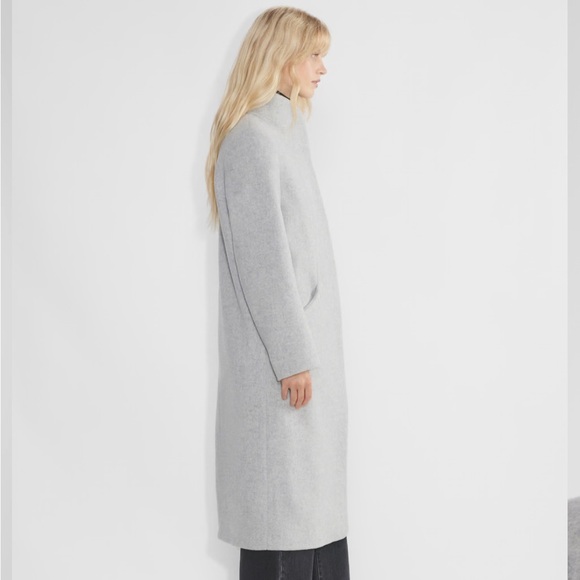 Wilfred cocoon wool coat (size xs) in heather grey - Picture 8 of 10
